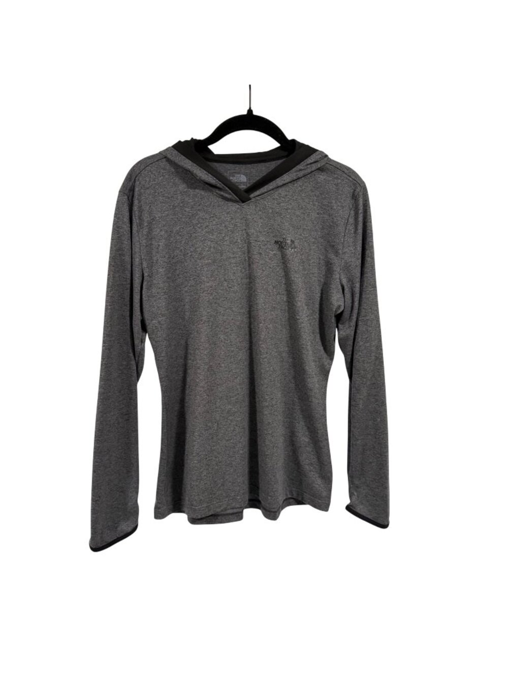 The North Face Women's Gray Black Reactor Hoodie Size M
